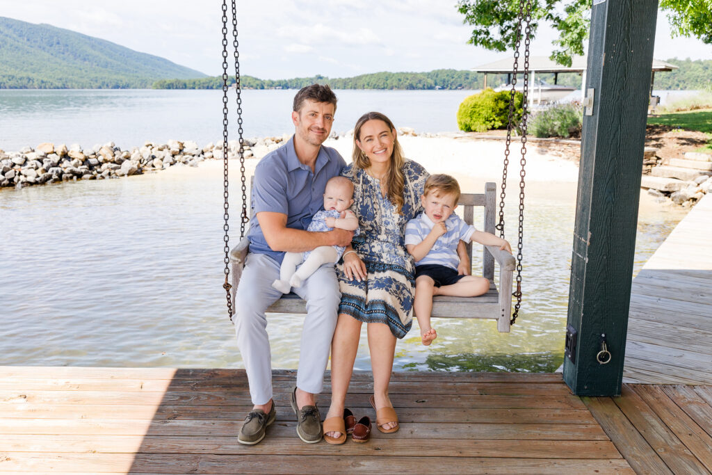 Smith Mountain Lake rental home family session
