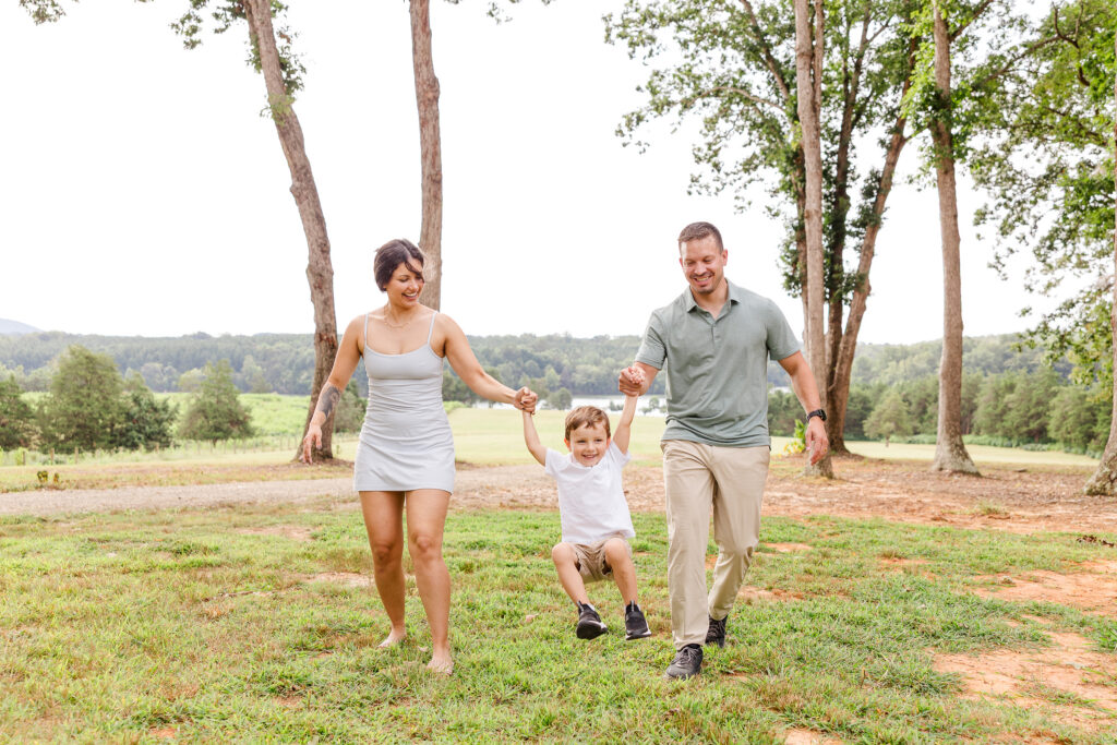 Family session at Smith Mountain Lake
