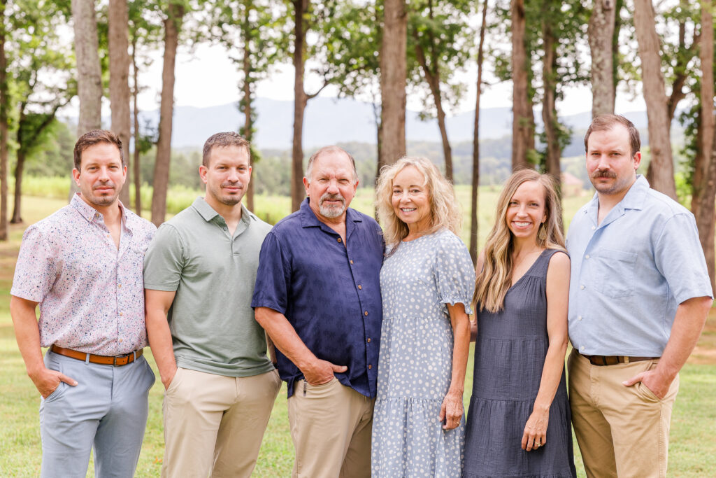 Family session at Smith Mountain Lake
