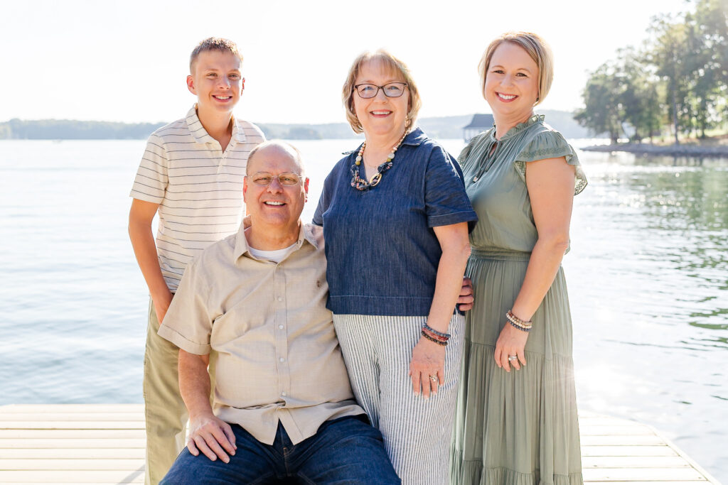 Family session at Smith Mountain Lake
