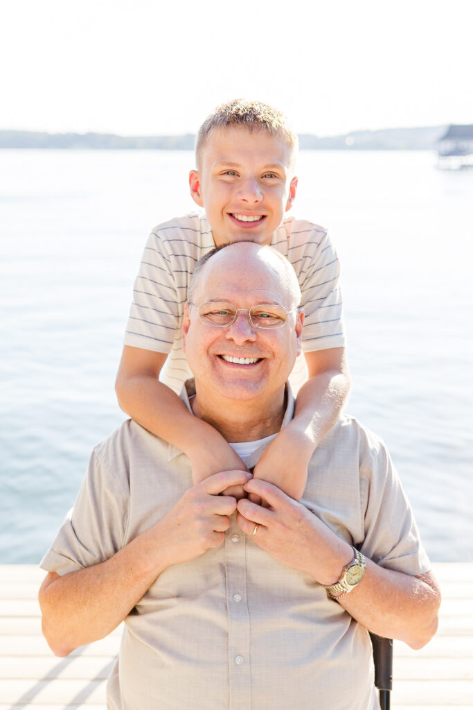 Family session at Smith Mountain Lake
