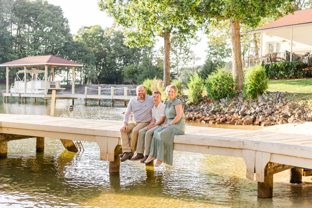 Family session at Smith Mountain Lake
